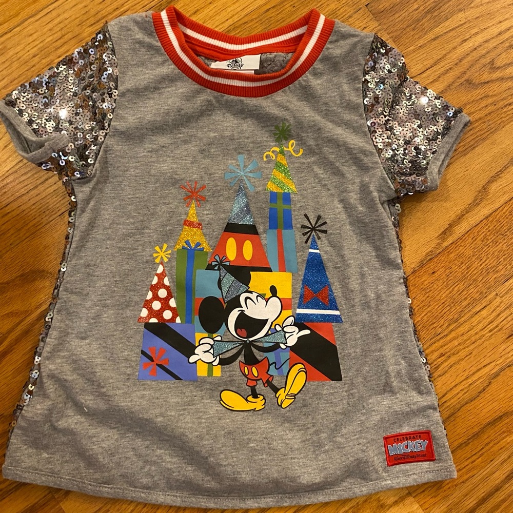 Fun sequin DISNEY girls shirt